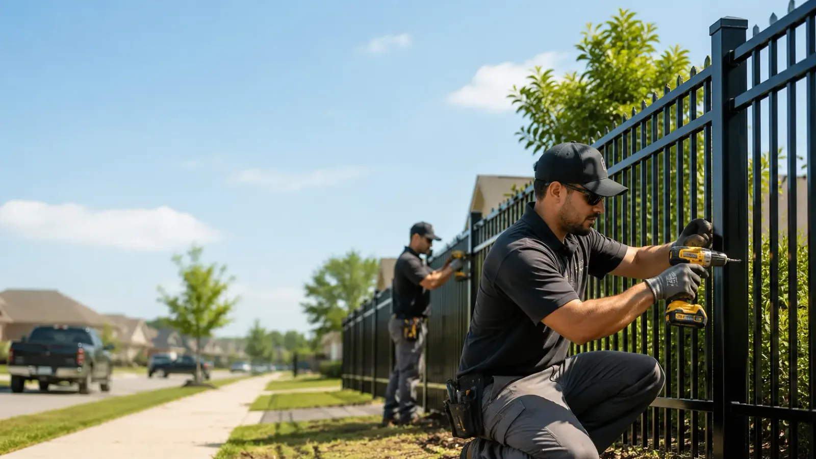 Metal Fence Installation in Aldrich, MN